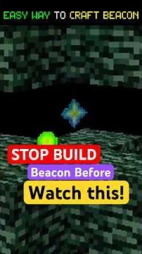 🚨Create a Beacon by finding a Nether Star the easiest way! ⭐