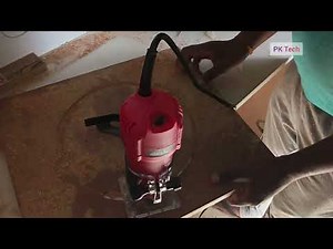 Router Machine Demo | Cutting Perfect Circle on Plywood | PK Tech