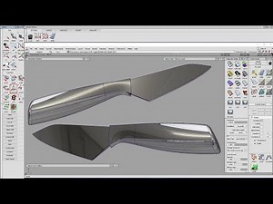 Alias 3D modelling tutorial - FISKARS EDGE Santoku knife