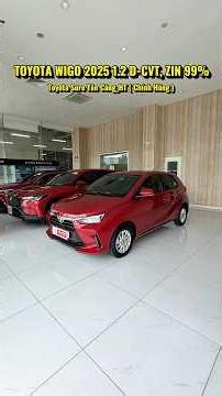 Toyota Wigo 2025 Automatic, D-CVT transmission | Toyota Tan Cang #wigo #toyotatancang #thumuaxeotocu