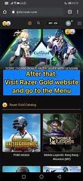 How to purchase Razer Gold PIN & top up Razer Gold Wallet