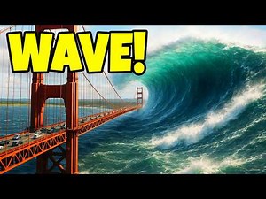 TSUNAMI Rams Busy GOLDEN GATE BRIDGE! | Teardown