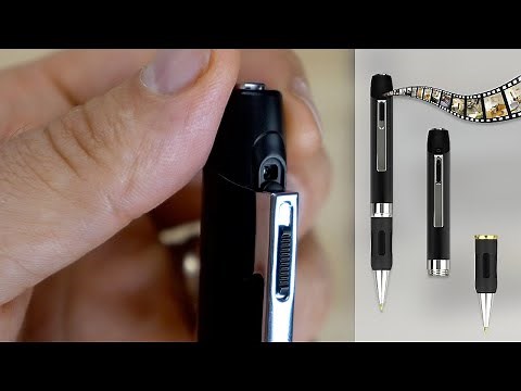 Comment fonctionne une caméra stylo ? (dans la peau d'un agent secret ou journaliste) [PEARLTV.FR]