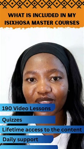 Zimkhitha | Xhosa Lessons on Instagram: "🚀 Ready to learn Xhosa? 🥳🥳 Grab the opportunity to learn at a massive discount price! Registration for my Conversational IsiXhosa Master Courses is now open! Whether you are a beginner or already have a foundation, my courses will guide you step by step into the world of Xhosa language and culture. Registrations will be open for just a few days. LINK IN BIO or comment link of you'd like me to DM it to you. HAPPY ISIXHOSA LEARNING 🥳🥳🥳🥳."