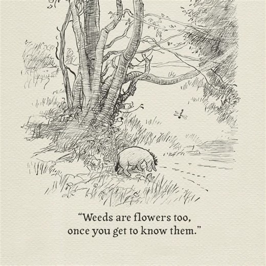 Winnie the Pooh Print With Quote: Nursery Room Deor - Eeyore Theme - Etsy