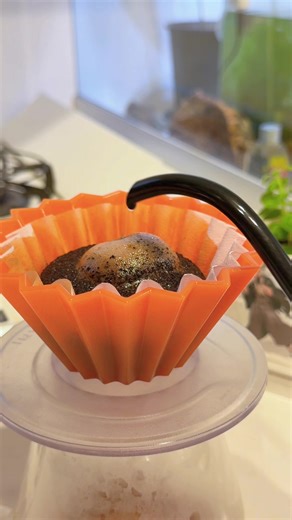 Creating a Vibrant Coffee Drip with Origami Style