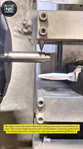 Mini Lathe Precision Turning | Smooth Metal Shaping Process #mechanic #shorts