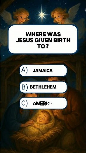 Christmas Bible Quiz | Merry Christmas! #bibletriviawithyoyo #viral #merrychristmas
