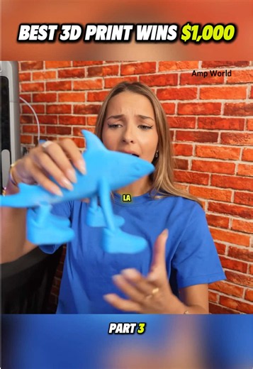 BEST 3D PRINTS WINS $1,000 #amp #ampworld | 3d screen printing