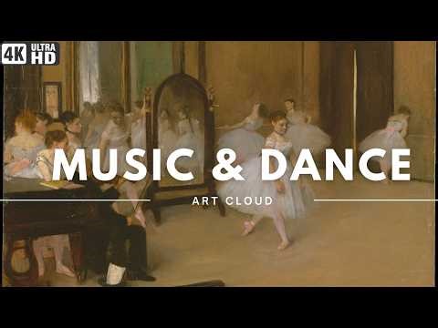 ART CLOUD ⧓ Music & Dance: 20 Iconic Paintings in Stunning 4K | TV Art Screensaver (NO SOUND)
