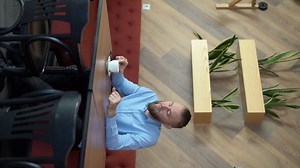 Waitress takes the tip from customer. Waiter girl receives a tip from the male client at hotel bar. Bartender woman is happy to receive a tip at work. concept of service.