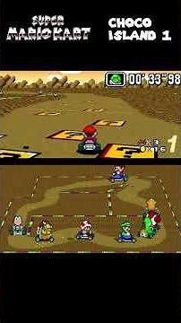 Super Mario Kart Choco Island 1