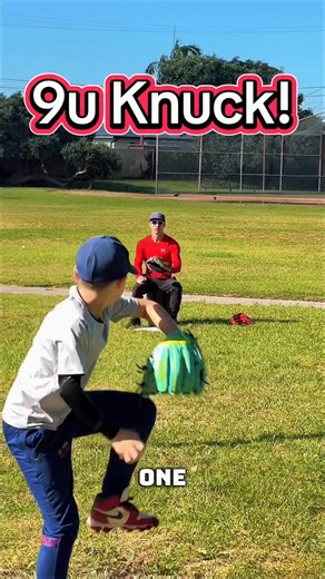 Insane 9u Knuck! many people think that it’s hard to learn at a young age But actually, this is the perfect time to learn because that’s when your brain is the most adaptive to learning difficult things A lot of the best knuckleball has learned it when they were young like Phil Niekro Of course, you can still learn it at any age as some major league knuckleballers learned it later in their career But it’s always best to start young to try to find true mastery of anything #knuckleball #mlb #pitch
