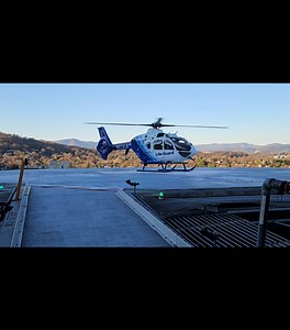 Good morning from Carilion Clinic Life-Guard on this beautiful Sunday morning! Crew preparing to return to base. | Life-Guard