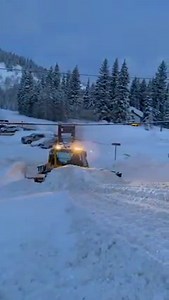 What it looks like to groom our parking lot after a big storm, we received 12 inches in the past 24 hours! | Brighton Resort