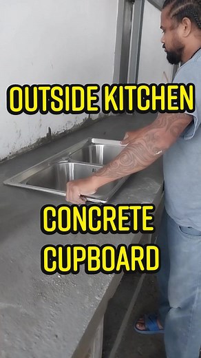 Prep for Tiling,upnext !#construction #fypシ #concrete #kitchen #livesimple #workhard #concretecountertop #solid #build #foryoupage #tile #4u