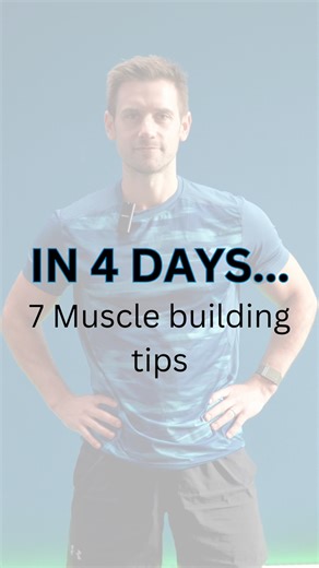 7 Top Tips for Building Muscle 💪1 - Stimulus for growth - meaning you have to work your muscles so they grow back bigger and stronger!2 - Eating enough calories. We need at least our maintenance amount of calories in order to grow muscle. 3 - Protein! Protein builds the muscle back. We need around 1g of protein per lb of bodyweight per day. 4 - Supplement with creatine - creatine is a supplement that helps us build muscle & strength!5 - Rest & recover. We need to rest our muscles to give them t