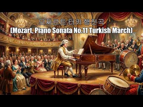 모차르트의 피아노 소나타 No.11 터키 행진곡 전곡 듣기 (Mozart, Piano Sonata No.11, K.331 Turkish march)