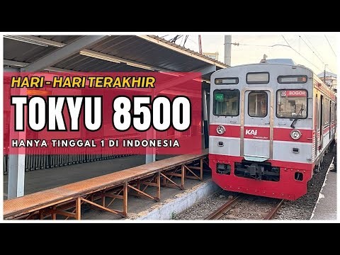 TINGGAL 1 DI INDONESIA‼️ Naik Kereta KRL Tokyu 8500 Series Commuter Line di Jam Sibuk
