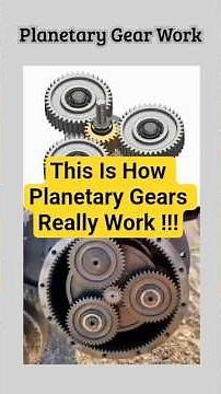 “This Is How Planetary Gears Really #PlanetaryGear#GearMechanism#TransmissionSystem