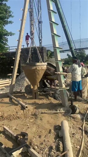 Dmc method of piling #bhojpuri #love #dj #video #mistri #viral #bridgework