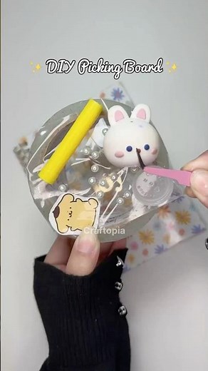 DIY Picking Board ✨ #diyfidgets #fidgettoys #diy #crafts #craft #cutecrafts #cute #craftopia