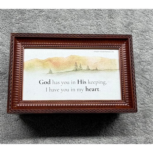 Sankyo Music Box Wood Tone God Has You in His Keeping…plays How Great Thou Art - Etsy