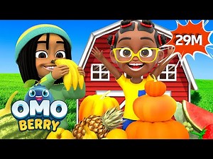 Let's Celebrate The Harvest | OmoBerry | Read Along Songs + Kids Videos For Kids + Learning Songs