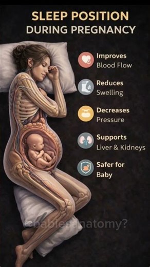 Best Sleeping Position During Pregnancy Why Left Side Matters #pregnancy #sleeping #baby