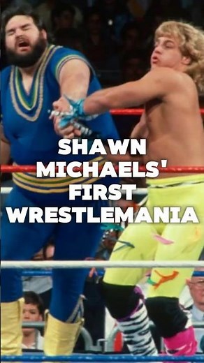 All of Shawn Michaels' matches at WrestleMania (Part 1) #wwe #wrestling #shorts