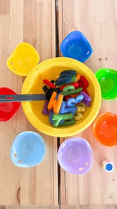 Learning the alphabet WITHOUT a pen and paper 🌈 This is such an easy and fun way to incorporate alphabet recognition into play. Our felt letters are from @taratreasures use code LITTLEONE10 for a discount at checkout ❤️ Coloured bowls and dice from @moluk_design #learningthroughplay #alphabetplay #alphabetsoup #easyplayideas #preschoolactivities #playroom | Learning from my little one