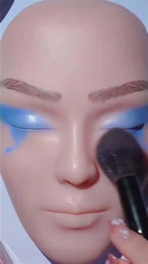 ASMR Easy Cool Blue Fairy Dust Makeup Tutorial 💙