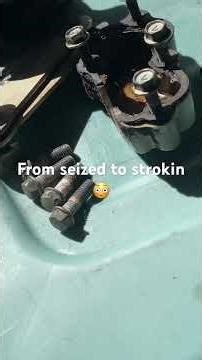 Freeing up a seized kx 85 engine 😤