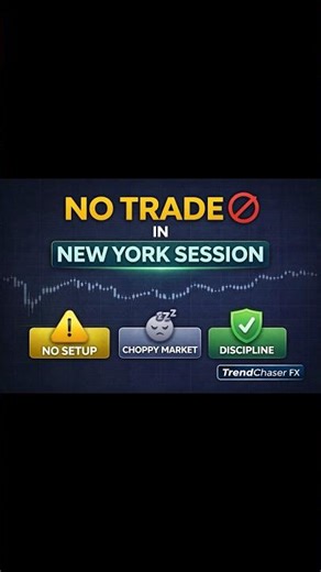 No Trade in New York Session ❌ | Discipline Over Profits