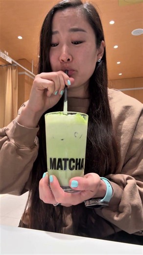 Super matcha in Korea - overhyped or not? #korea #matcha