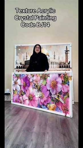 Textured Acrylic Crystal Painting BJ14