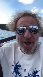 Nice to have a day off on the road to enjoy some boating and the water with the one you most love #coeurdalene #idaho #boating see you in #spokane | Sammy Hagar (The Red Rocker)