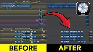 在 Logic Pro 中从头开始！⧸⧸ 快速删除自动化、堆栈、效果器、发送等。
