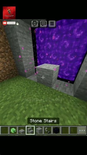 ☠ Minecraft creeper portal ☠|#minecraft #shorts #gaming