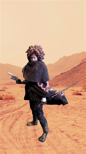 SCI-FI Desert Warrior Custom Action Figure by ‪@CeriusBlaq‬