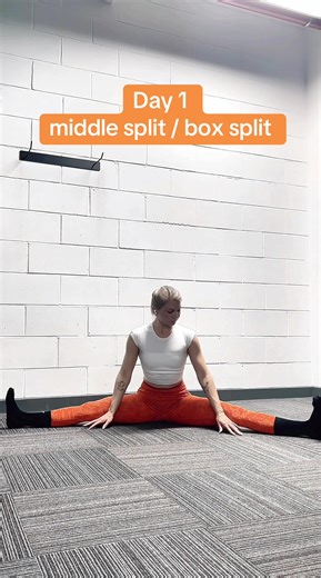 Day 1 of Middle Splits Practice: My Journey