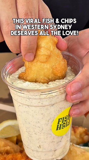 82K views · 360 reactions | This isn’t your average fish & chips spot… From the crispy OG fish & chips to the spicy Nashville Fish Burger, @fishfish_au is serving comfort food with a twist  Oh, and they’ve even got deep-fried Dubai chocolate Find them at Ed Square or Penrith, thank us later  #placesinsydney #sydneyeats #sydneyfoodie #sydneyguide #sydney [A D] | Josh Zhou | Facebook
