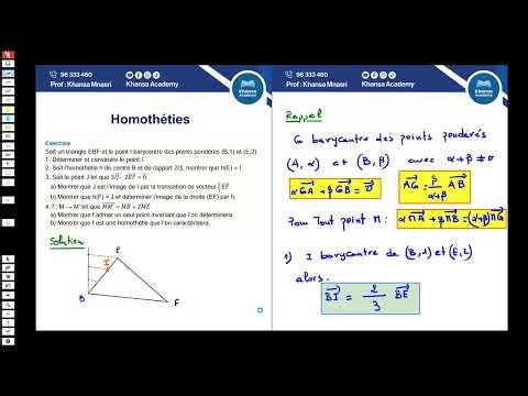 homothétie exercice