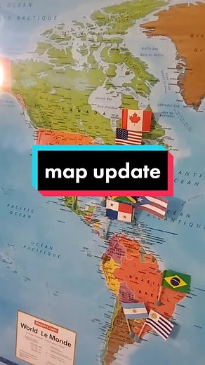 map update! #flagsoftheworld #mapoftheworld #flags #mapupdate #vexillology