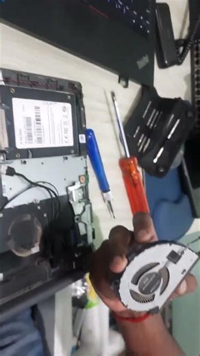 Laptop CPU Fan Cleaning & Reinstallation