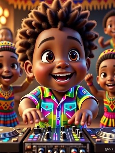 “Tobi Drops Neon Beats at the Party! 🎧🔥🥳 #TobiDJ #LittleTobi #NaijaVibes #abuja #nigeria #foryou