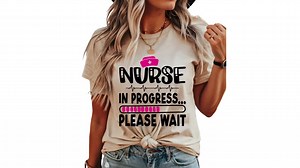 Nurse in Progress SVG, Nursing Student Cricut Silhouette (instant Download) - Etsy
