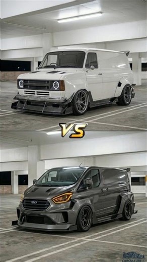 Ford Transit Evolution 1 or 2? Classic MK2 vs Modern Custom #shorts