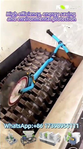 Shredder shreds bicycle🌐 Official website: https://www.envguardmachinery.com/msg?hu