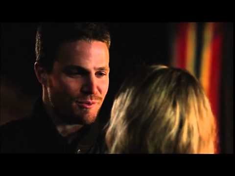 Arrow 3x20 "The Fallen" Olicity KISS + Oliver saying goodbye to Thea and team Arrow